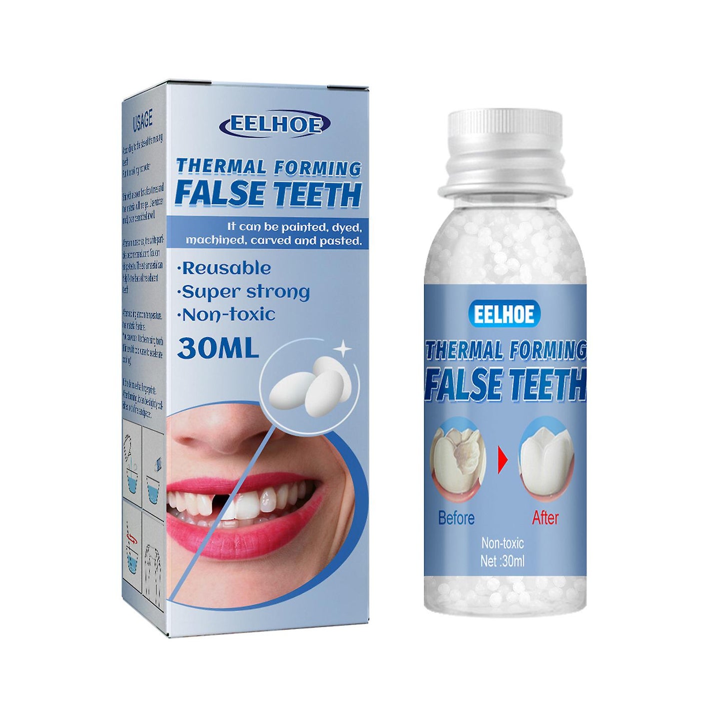 Dientes Postizos de Resina Blancos