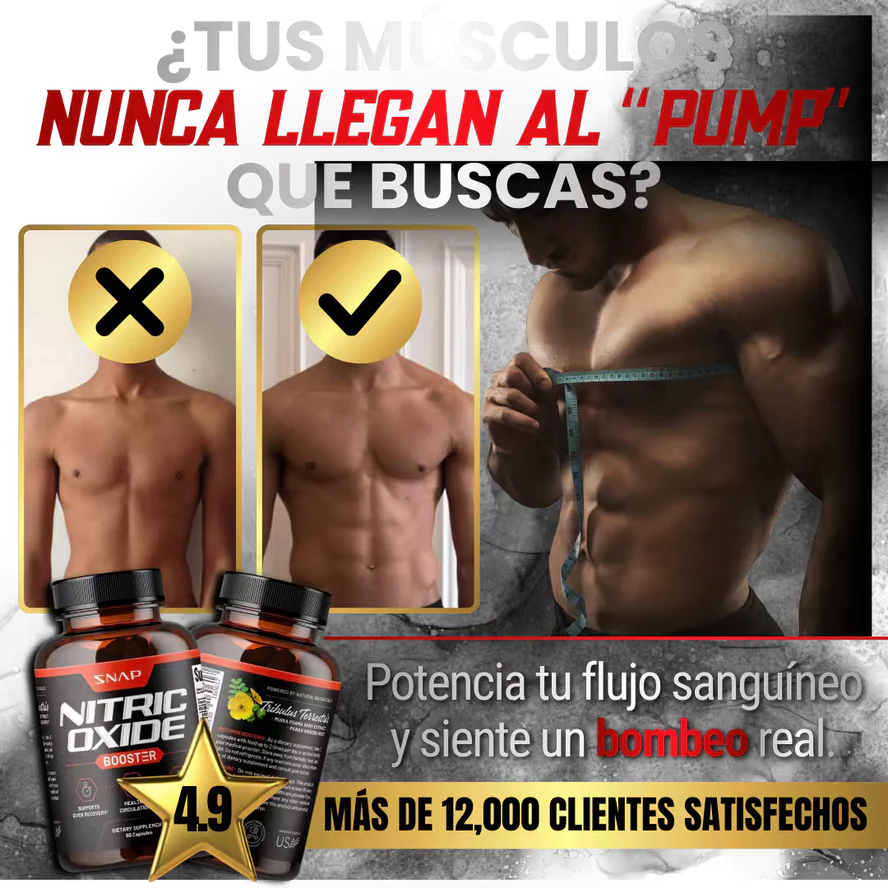 OXIDO NITRICO BOOSTER - POTENCIA TU RENDIMIENTO 🔥¡ÚLTIMAS UNIDADES!🔥
