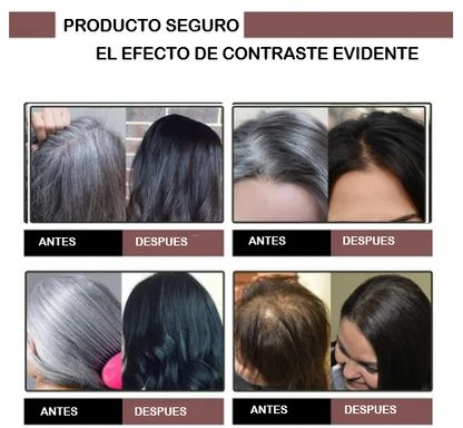 SHAMPOO CUBRECANAS MAGIC HAIR DYE 500ml Negro