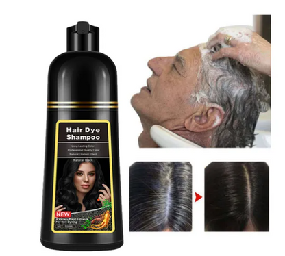 SHAMPOO CUBRECANAS MAGIC HAIR DYE 500ml Negro