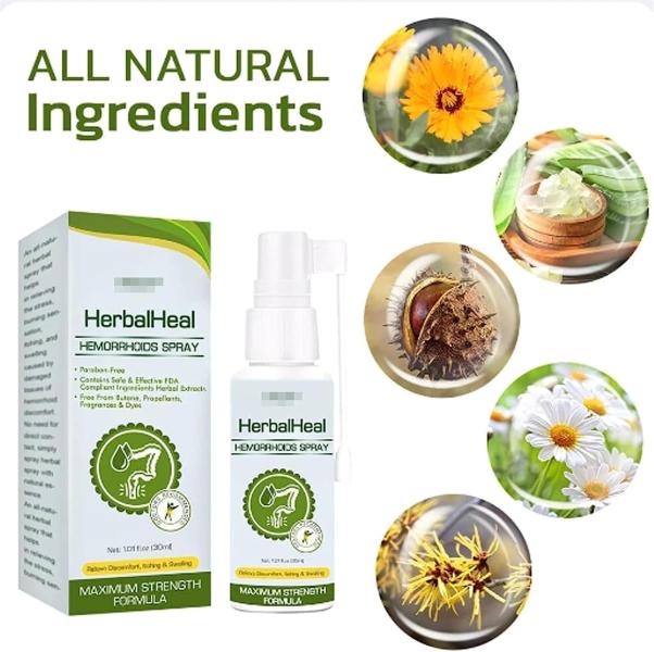 Crema Elimina Hemorroides Herbal Heal