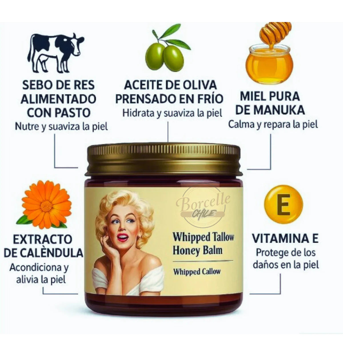 Crema Hidratante Natural - EVIL GOODS! - HONEY BALM