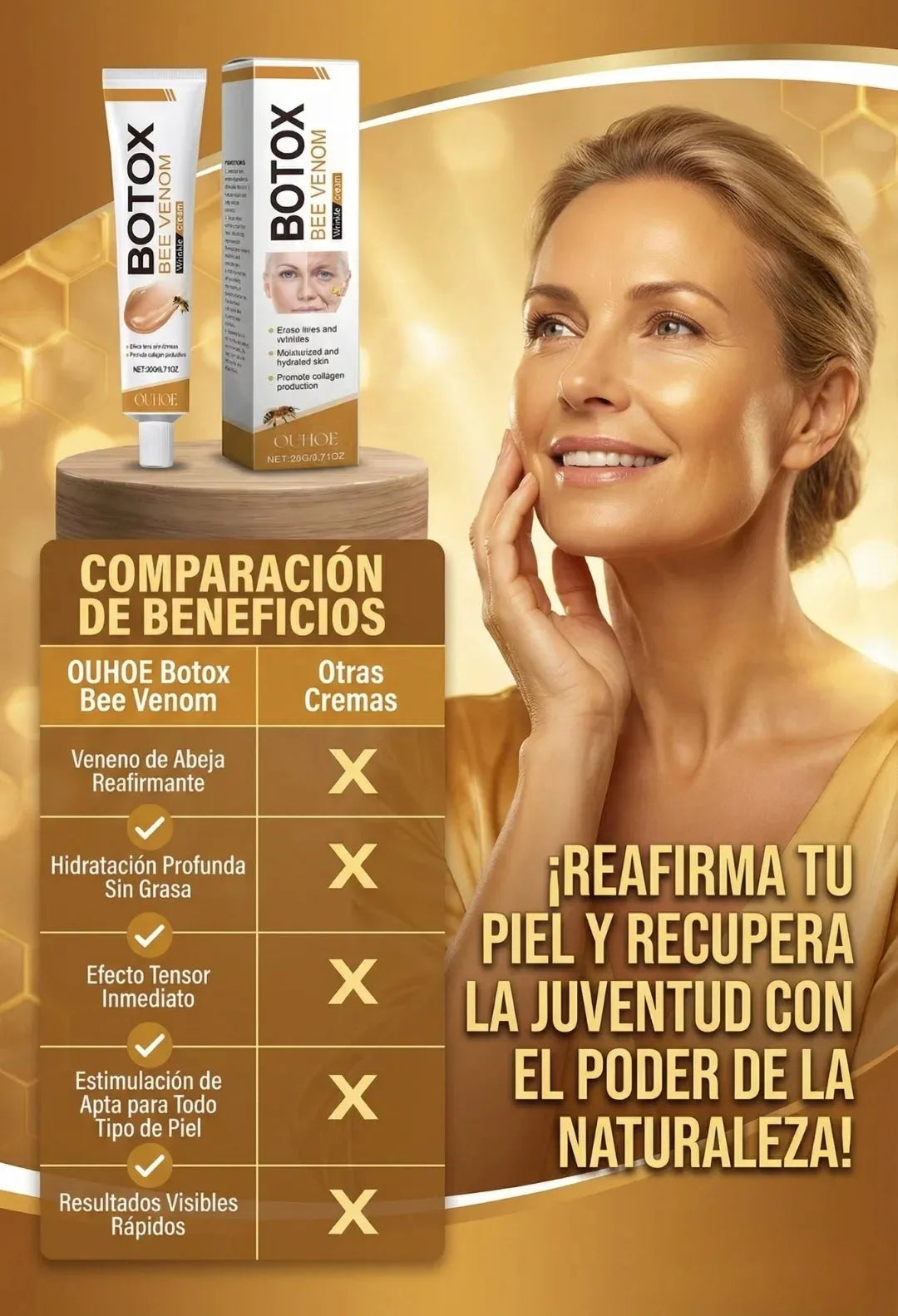 CREMA LIFTING DE VENENO DE ABEJA 20G