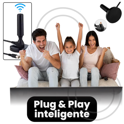 Antena de TV para Smart TV (sin cable)