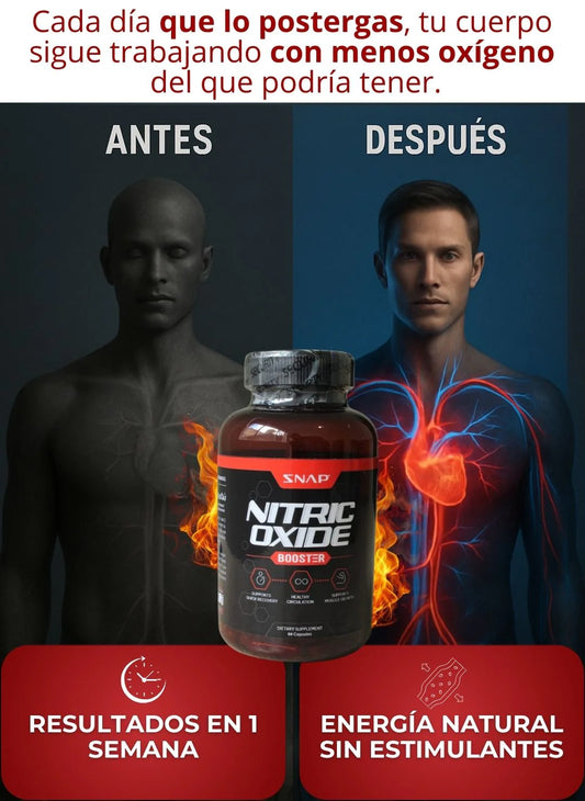 OXIDO NITRICO BOOSTER - POTENCIA TU RENDIMIENTO 🔥¡ÚLTIMAS UNIDADES!🔥
