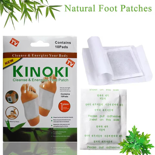 KINOKI™ PARCHES DESINTOXICANTES ¡Purifica tu cuerpo mientras duermes!