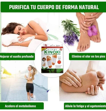 KINOKI™ PARCHES DESINTOXICANTES ¡Purifica tu cuerpo mientras duermes!
